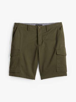 khaki harlem 1985 relaxed cargo shorts for men tommy hilfiger