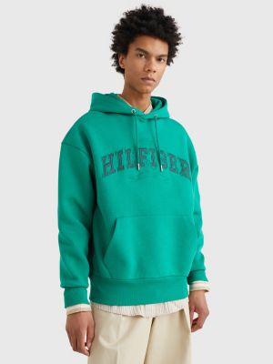 Varsity Crest Embroidery Hoody | GREEN | Tommy Hilfiger