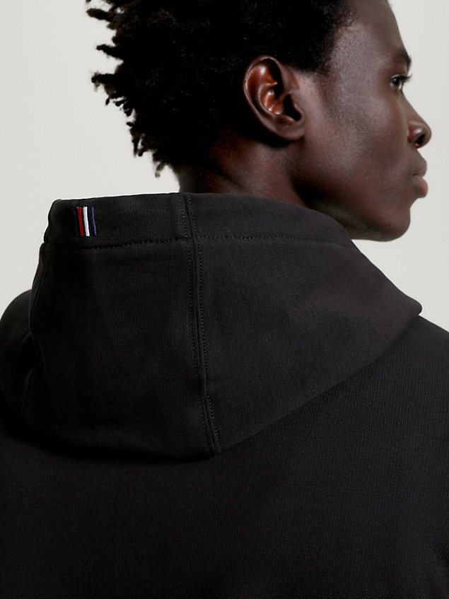 black 1985 collection hoodie mit tunnelzug für herren - tommy hilfiger