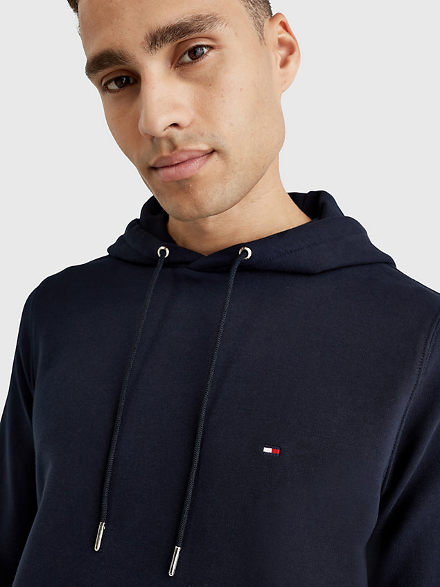 blue 1985 collection drawstring hoody for men tommy hilfiger