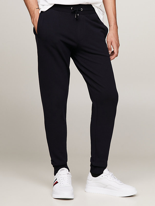 blue 1985 collection cuffed joggers for men tommy hilfiger