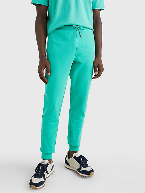 green 1985 collection terry joggers for men tommy hilfiger