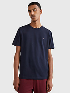 blue 1985 collection supima cotton t-shirt for men tommy hilfiger