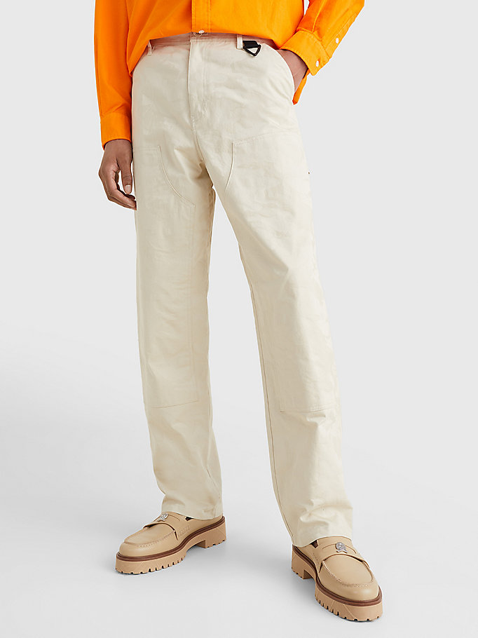 Pantaloni Carpenter camouflage con stemma Tommy Hilfiger Uomo Abbigliamento Pantaloni e jeans Pantaloni Pantaloni militari 