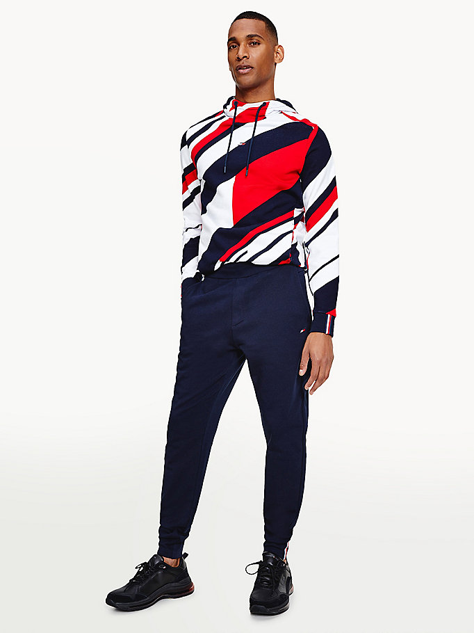 blue sport terry joggers for men tommy hilfiger