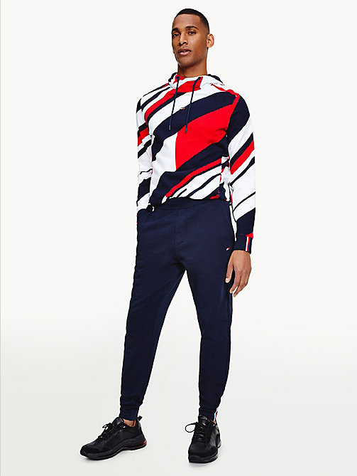 blue sport terry joggers for men tommy hilfiger
