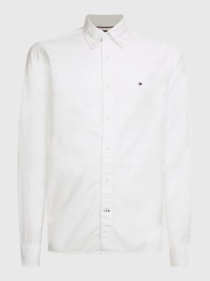 TH Flex Cotton Poplin Shirt | White | Tommy Hilfiger