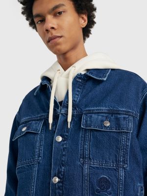 oversized denim jacke