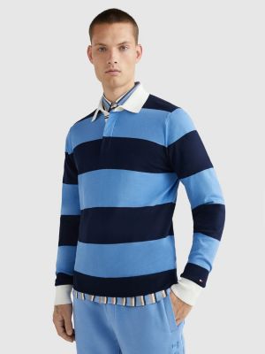 verhaal Observatorium woordenboek Knitted Stripe Rugby Shirt | BLUE | Tommy Hilfiger