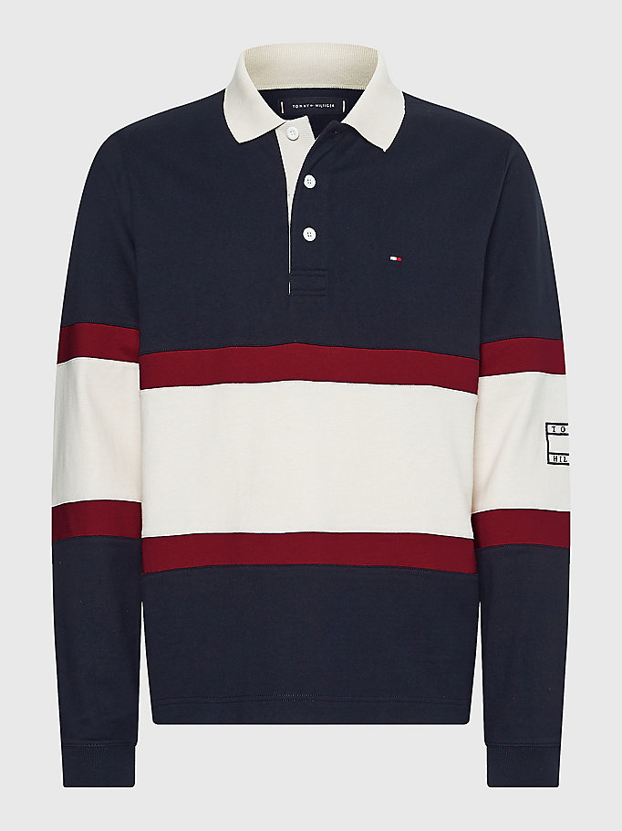 Tommy Hilfiger Homme Vêtements Tops & T-shirts T-shirts Polos Polo de rugby rayé 