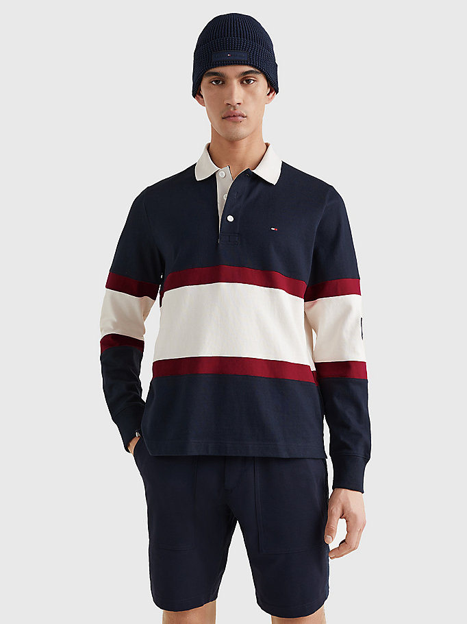 Tommy Hilfiger Homme Vêtements Tops & T-shirts T-shirts Polos Polo à rayures rugby 