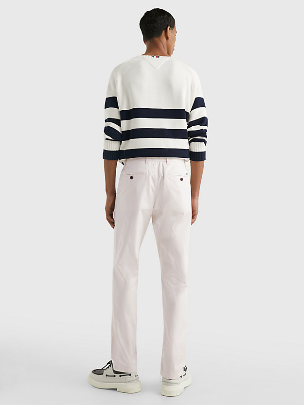 WEATHERED WHITE 1985 Denton Straight Chinos for men TOMMY HILFIGER