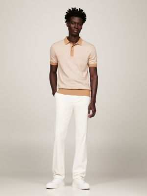 beige 1985 collection denton straight fit chinos für herren - tommy hilfiger