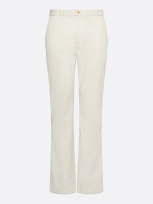 beige 1985 denton fitted straight chino voor heren - tommy hilfiger