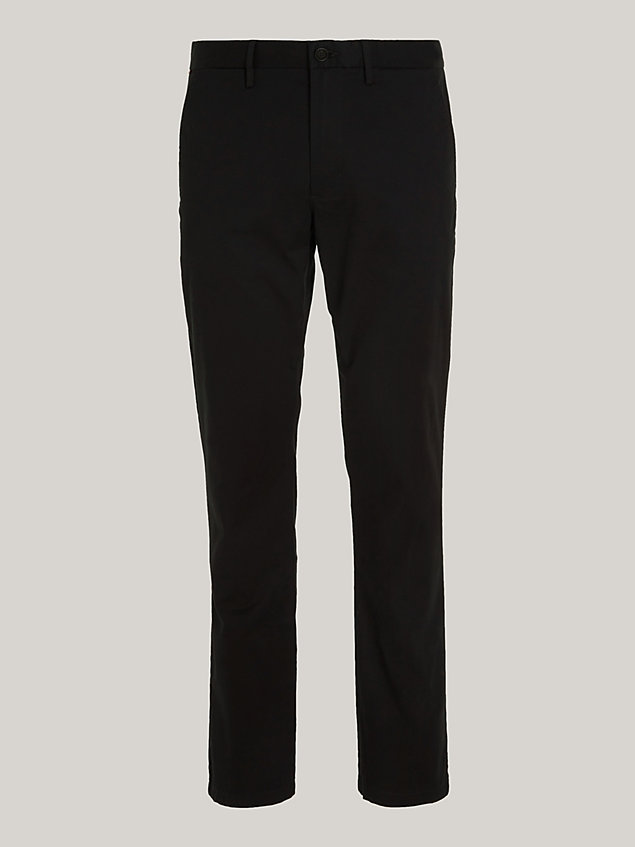 black 1985 collection denton straight fit chinos for men tommy hilfiger