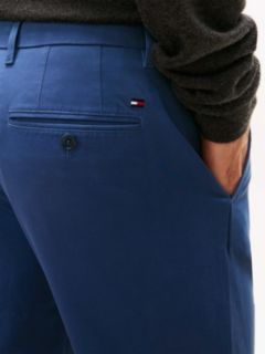 1985 Denton Slim Straight Leg Chinos — Blue 3