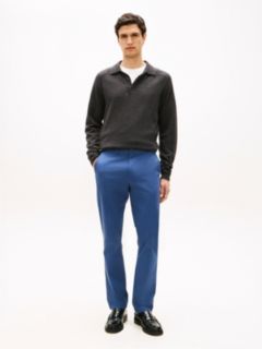 1985 Denton Slim Straight Leg Chinos — Blue 1