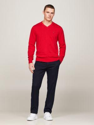 blue 1985 collection denton straight fit chinos für herren - tommy hilfiger