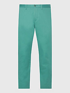Pantalon Coton Tommy Hilfiger pour homme en coloris Vert Homme Vêtements Pantalons décontractés élégants et chinos Pantalons casual 
