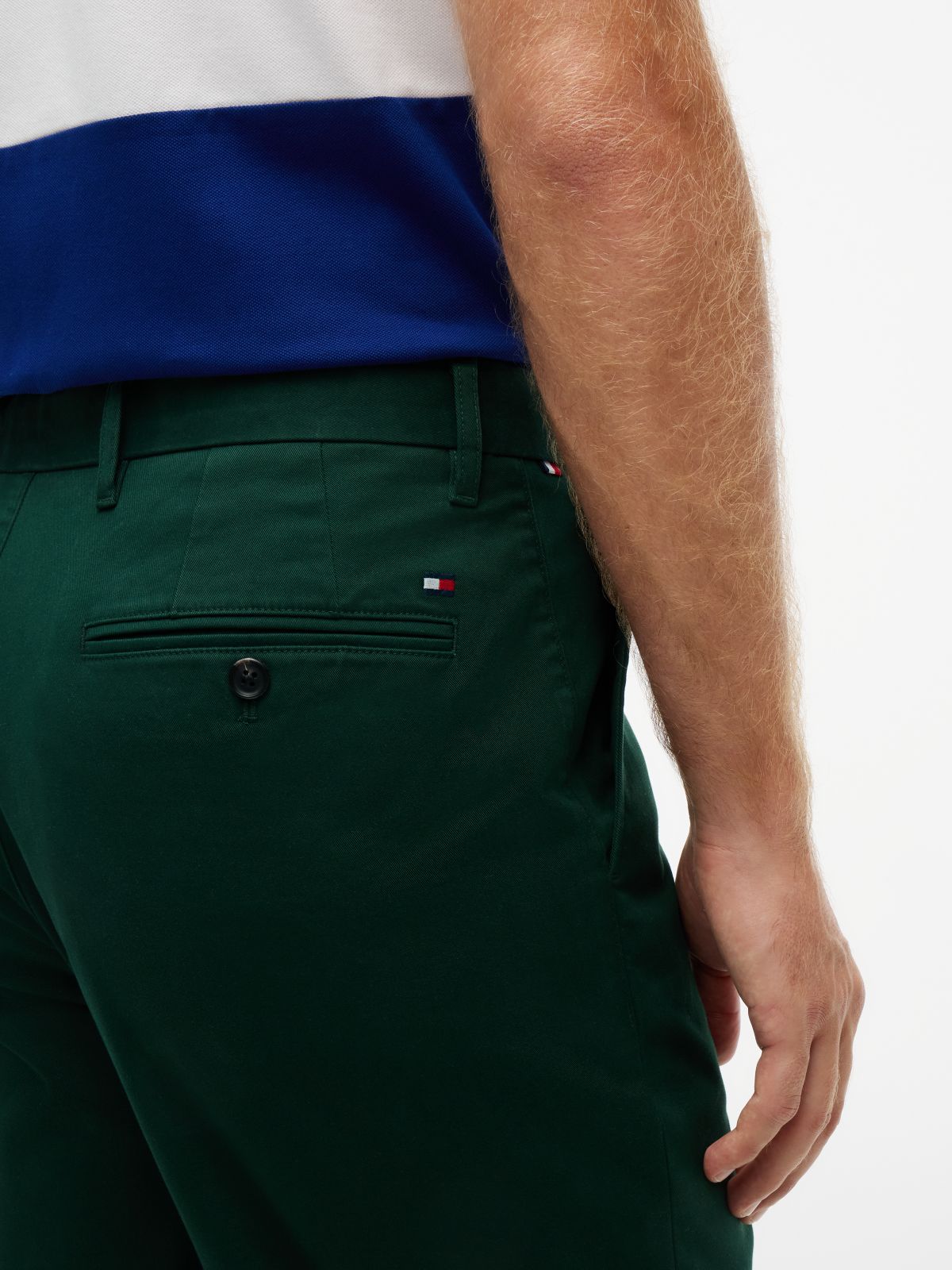 1985 Denton Slim Straight Leg Chinos — Green