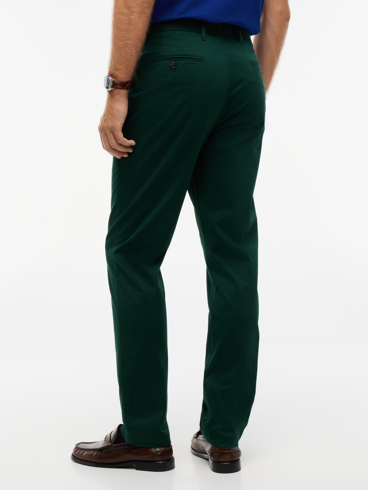 1985 Denton Slim Straight Leg Chinos — Green
