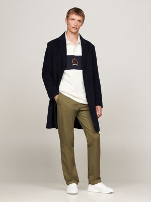 groen 1985 denton straight chino van pima-katoen voor heren - tommy hilfiger
