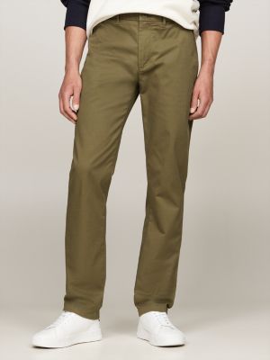 green 1985 collection denton chino met rechte broekspijpen voor heren - tommy hilfiger