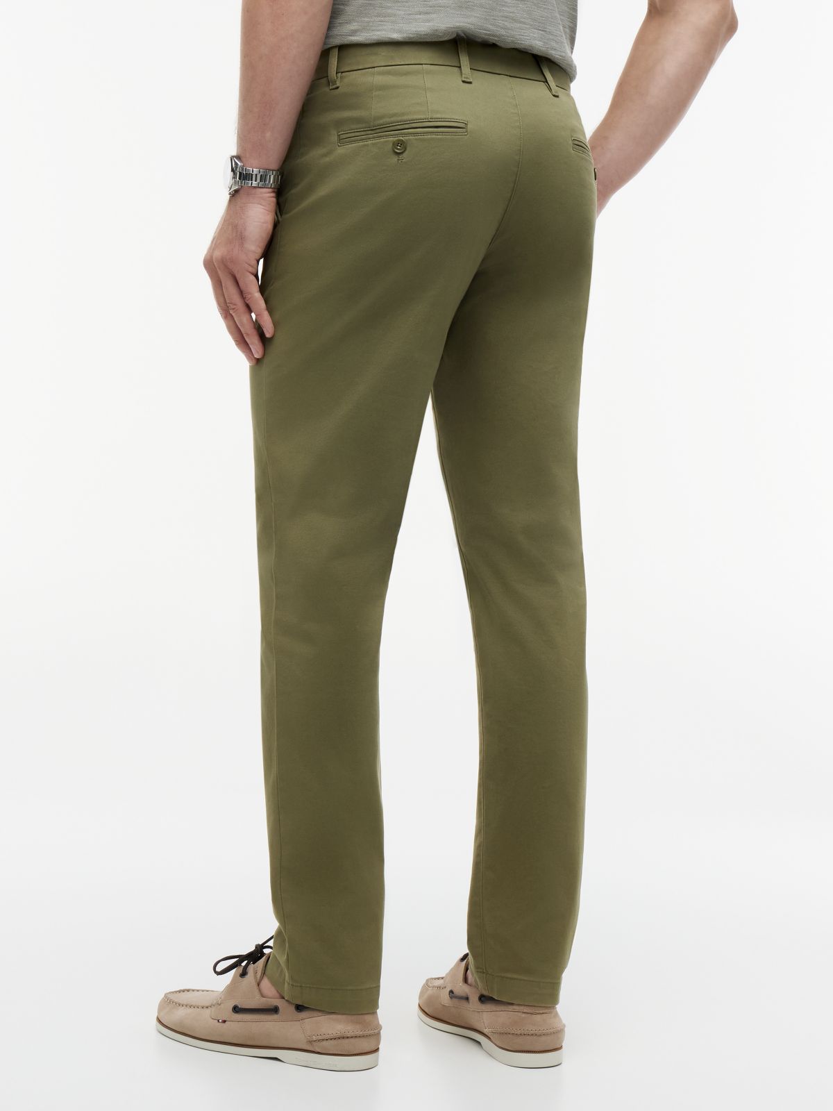 1985 Denton Slim Straight Leg Chinos — Green