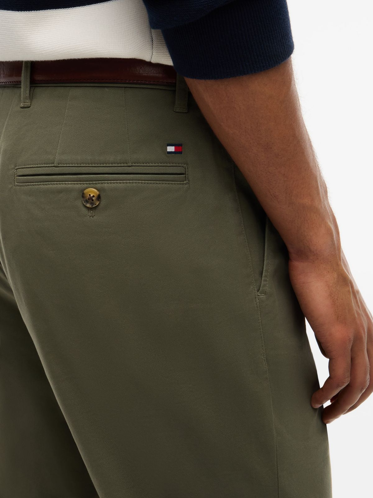1985 Denton Slim Straight Leg Chinos — Green