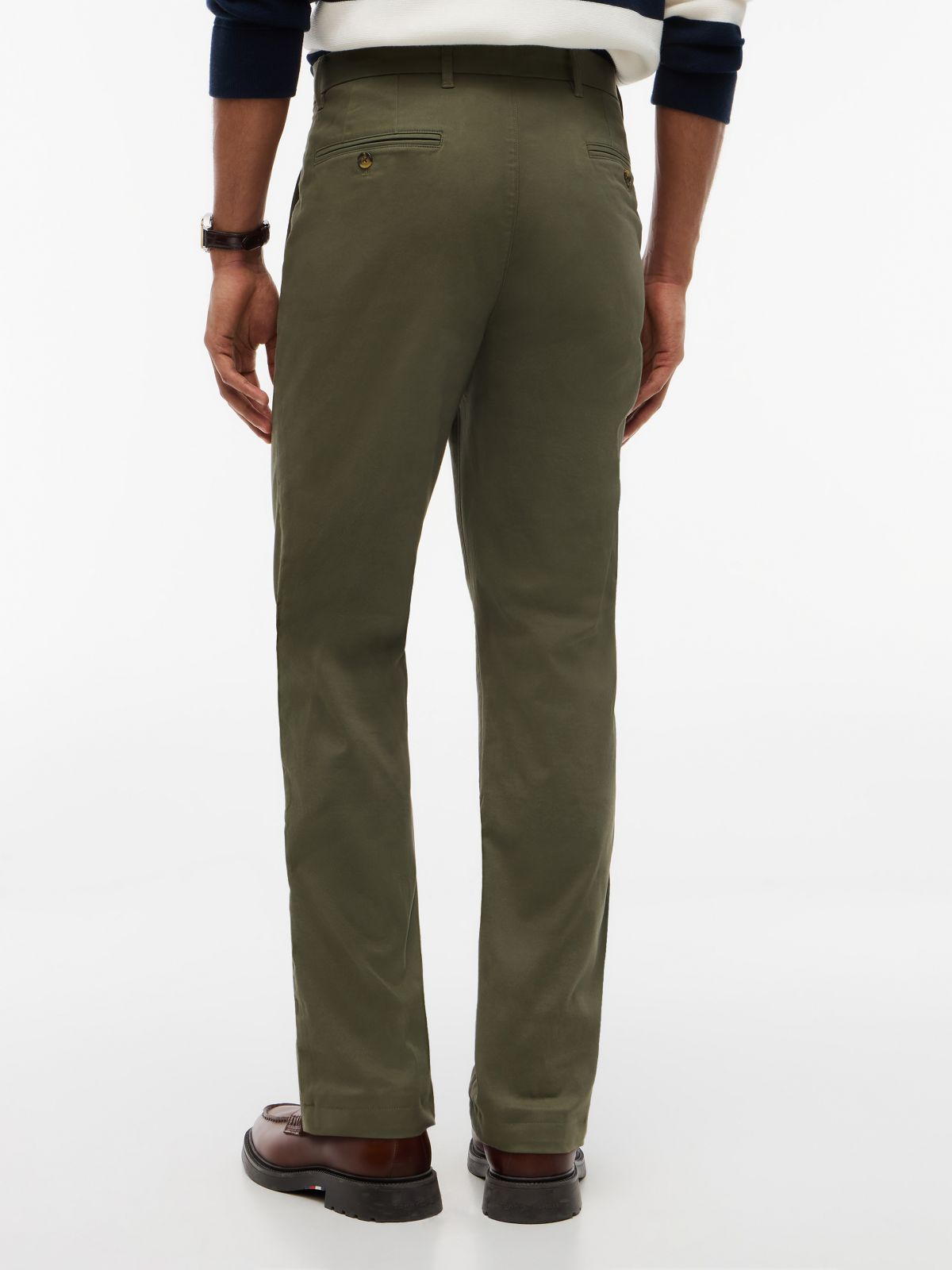 1985 Denton Slim Straight Leg Chinos — Green