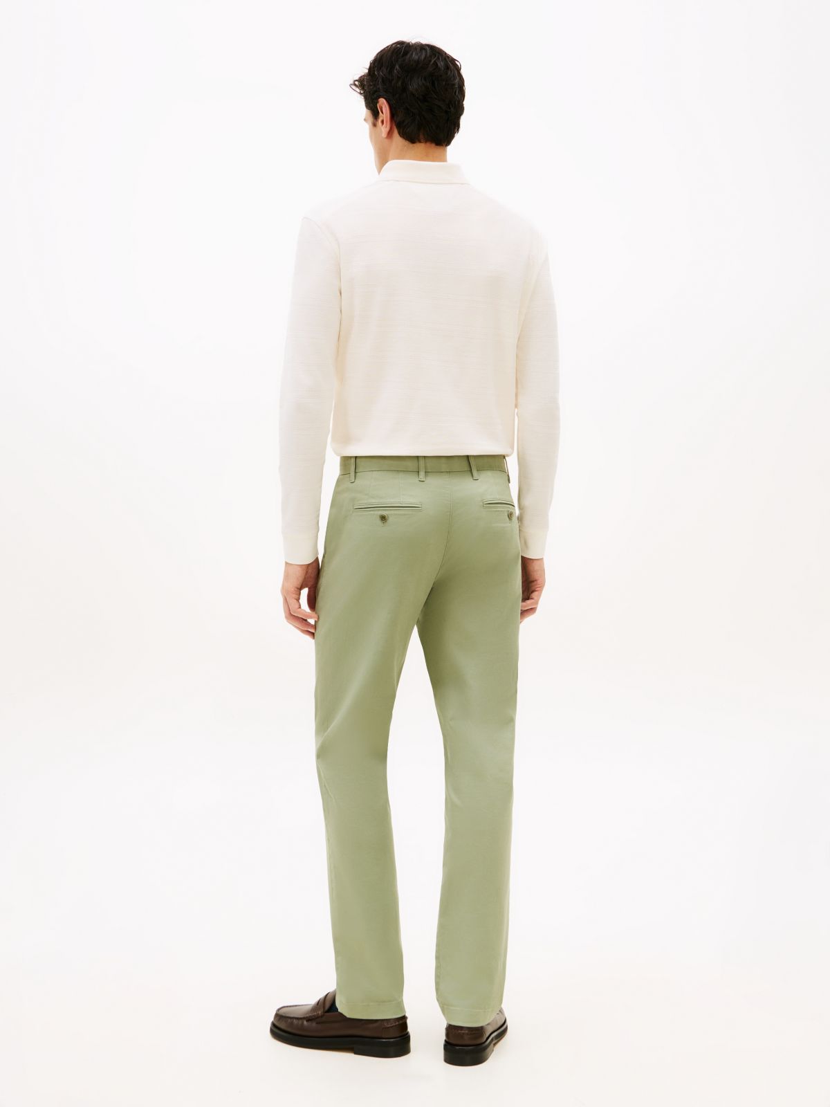 1985 Denton Slim Straight Leg Chinos — Green