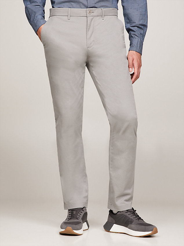grey 1985 collection denton straight pima chinos for men tommy hilfiger
