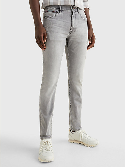 denim tapered jeans im 7 jahre used look für herren - tommy hilfiger