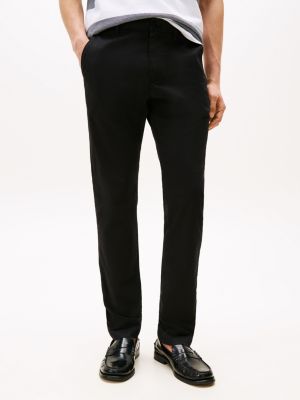 zwart bleecker slim chino voor heren - tommy hilfiger