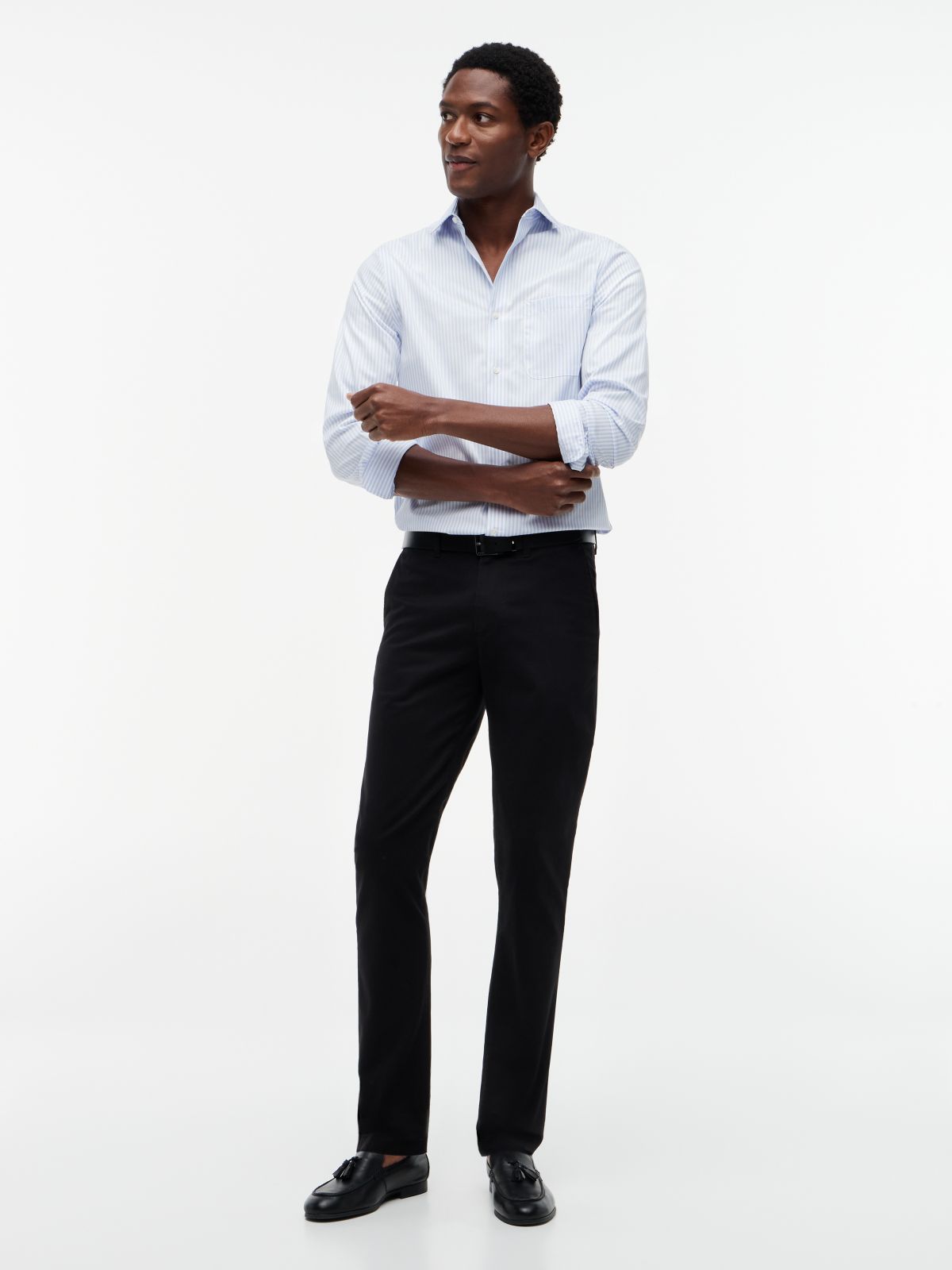 1985 Bleecker Slim Chinos — Black