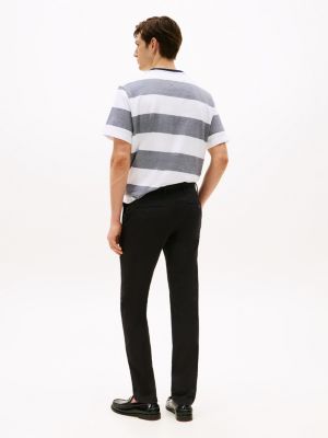 zwart bleecker slim chino voor heren - tommy hilfiger