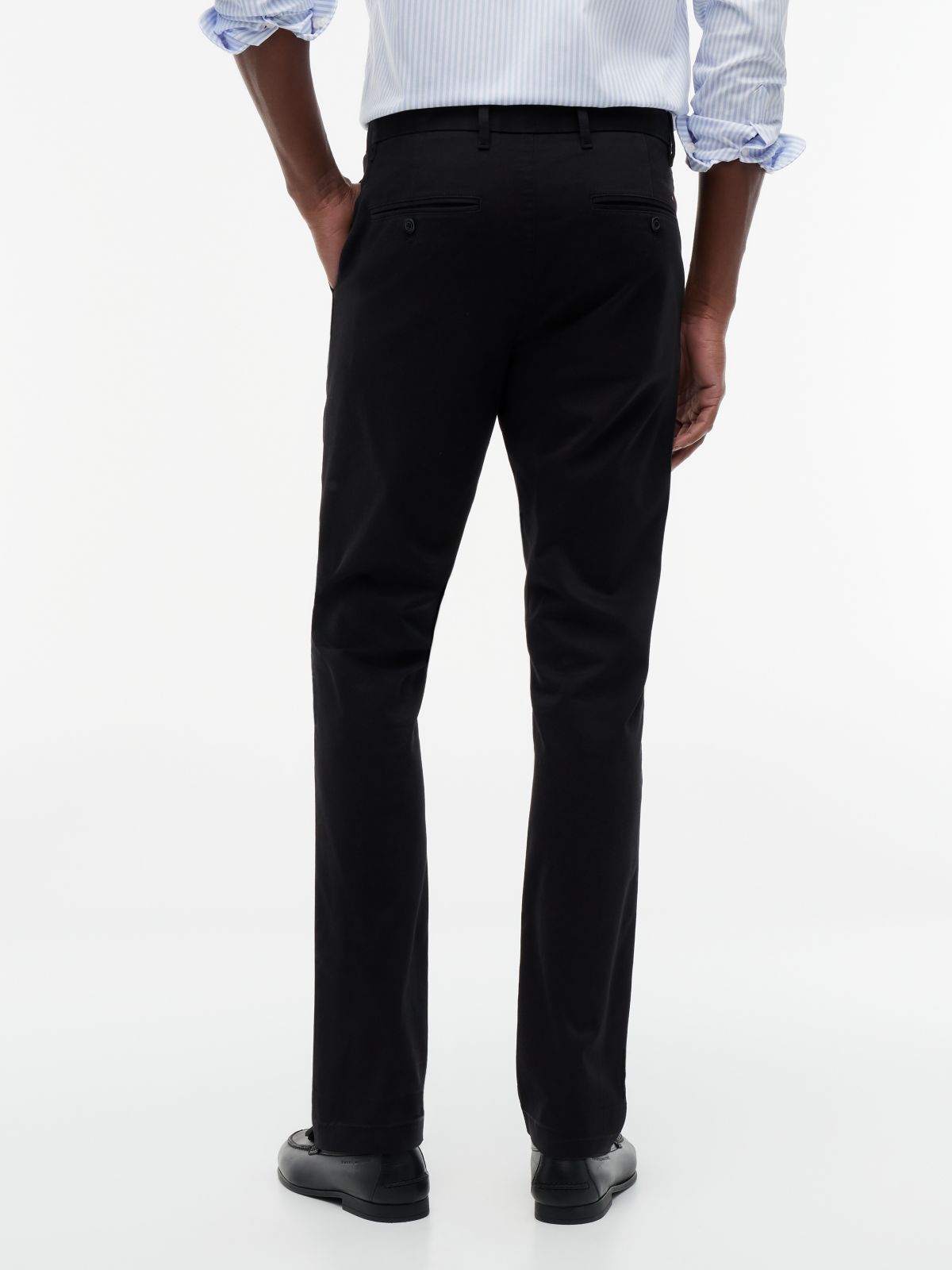 1985 Bleecker Slim Chinos — Black