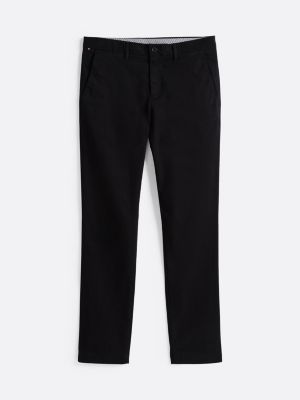 zwart bleecker slim chino voor heren - tommy hilfiger