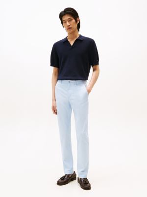 blau 1985 collection bleecker slim fit chinos für herren - tommy hilfiger