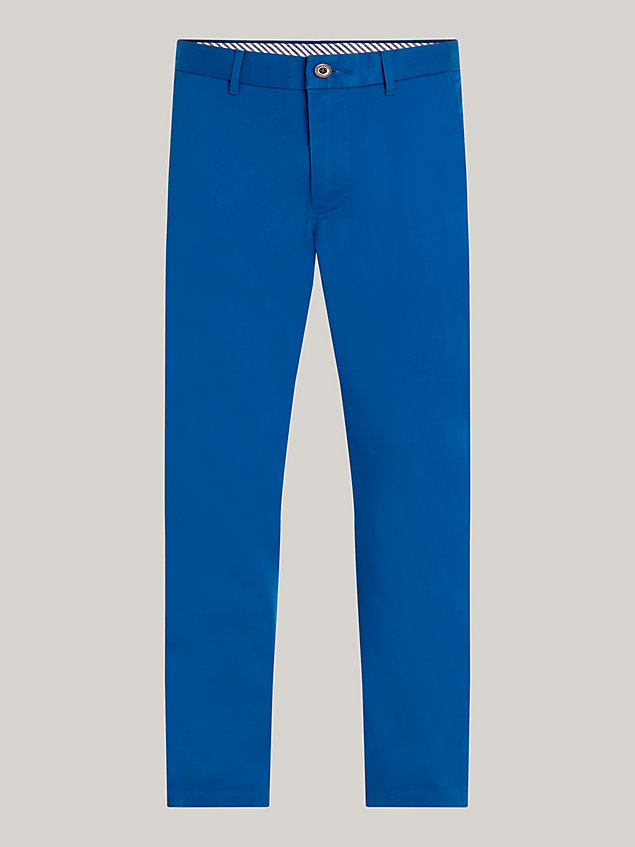 blue 1985 collection bleecker slim fit chinos for men tommy hilfiger