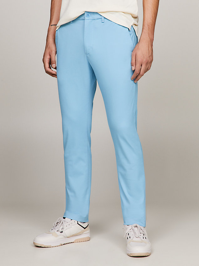 blue 1985 collection bleecker pima slim chinos for men tommy hilfiger