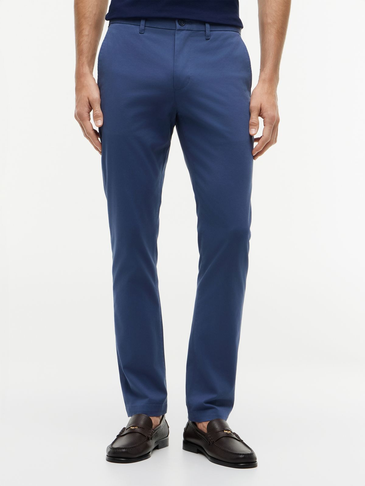 1985 Bleecker Slim Chinos — Blue