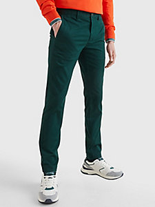 Uomo Abbigliamento da Pantaloni casual Pantaloni drittiCalvin Klein in Cotone da Uomo colore Nero eleganti e chino da Pantaloni casual 