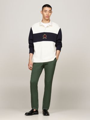 groen 1985 collection bleecker slim chino voor heren - tommy hilfiger