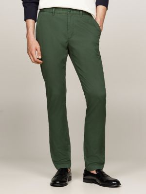 green 1985 collection bleecker slim chino voor heren - tommy hilfiger