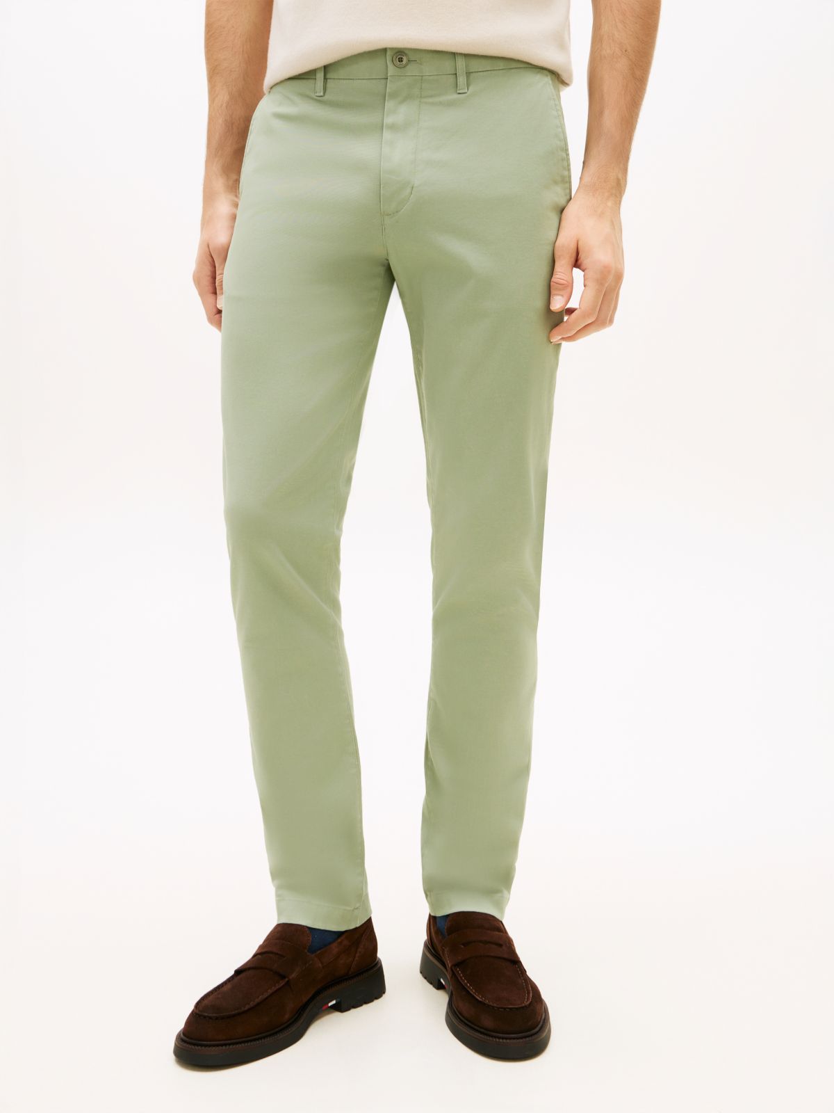 1985 Bleecker Slim Chinos — Green