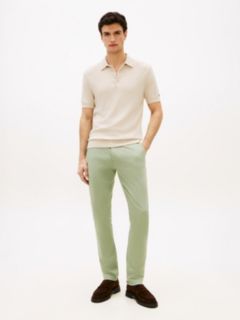 1985 Bleecker Slim Chinos — Green 1