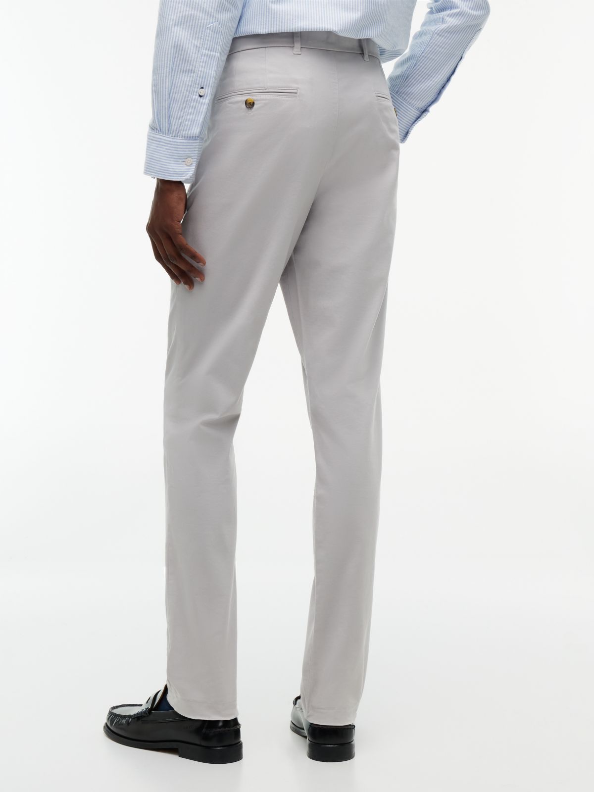 1985 Bleecker Slim Chinos — Grey