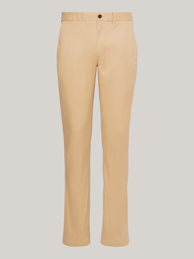 chino slim bleecker 1985 collection khaki pour hommes tommy hilfiger