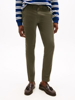 khaki 1985 collection bleecker slim fit chinos für herren - tommy hilfiger